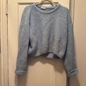 American Vintage Sky Blue Crew Neck Sweater